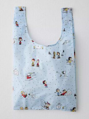NWT Standard Baggu - Peanuts -Snoopy Winter Scene